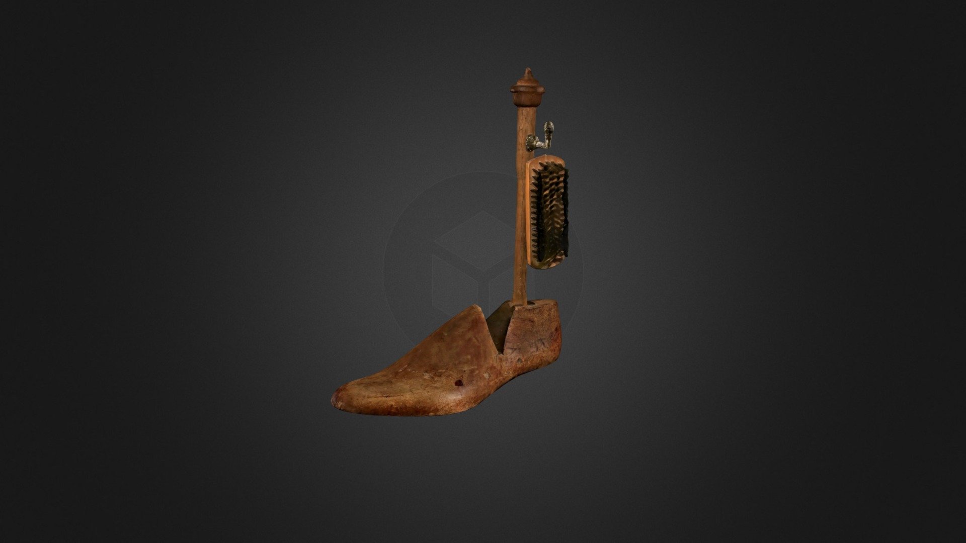 Καλαπόδι με βούρτσα καθαρισμού — Sketchfab embed 3D viewer