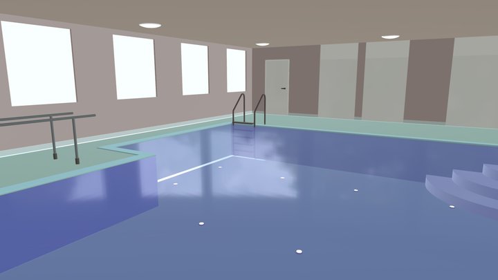 The Swimming Pool | University/Art College Work 3D Model