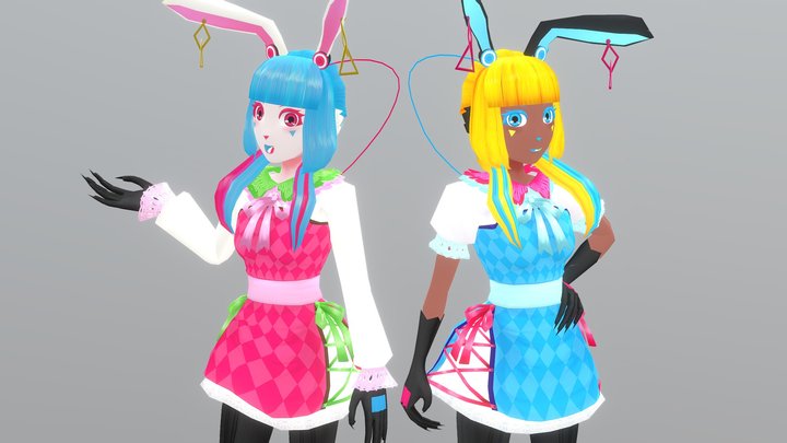 BERIN＆BERU(uniform) 3D Model