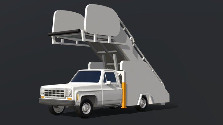 AIRPORT STAIR 3D Model