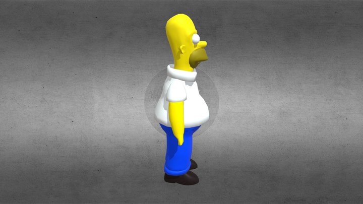 Homer Simpson 3D Model