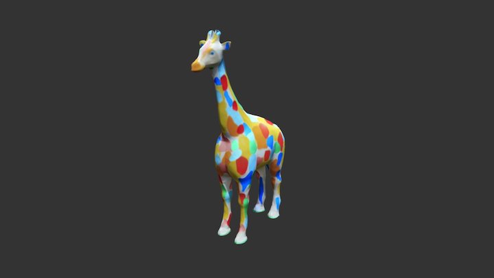 キリン 3D Model