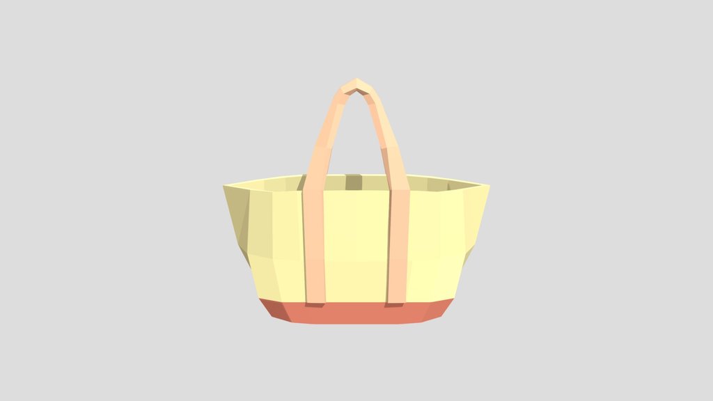Lowpoly Beach Bag