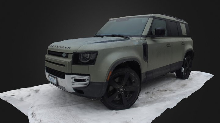 Land Rover Defender 2020 3D Model