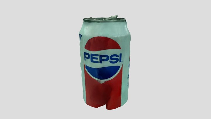Vintage Drinks Can Korea 3D Model