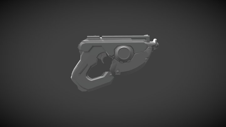 Tracer Gun 3D Model