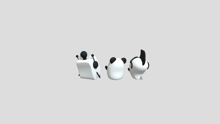 Squeak And Friends V2 3D Model