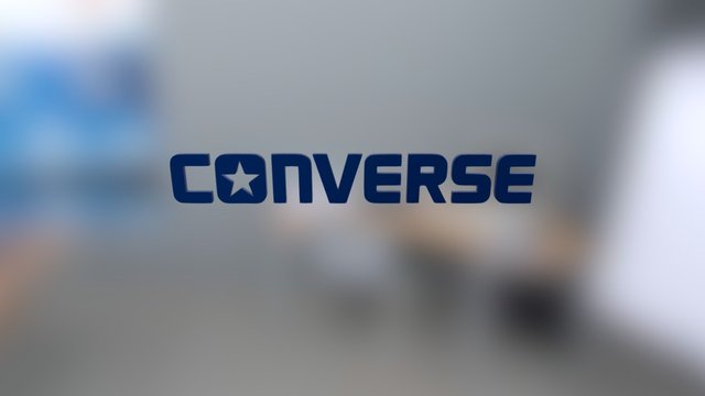 Logo Converse 3D Model