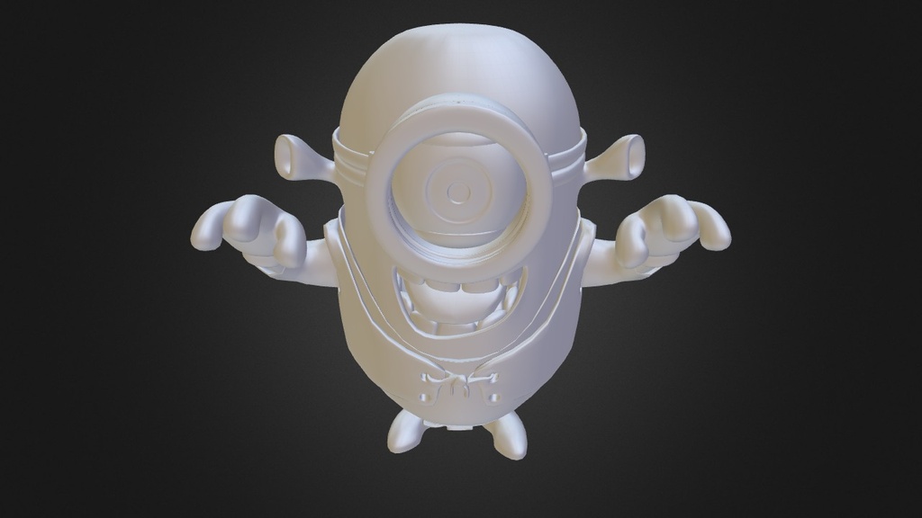 Shrek Minion - 3d Model By Brylenapay [924b988] - Sketchfab