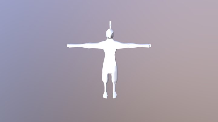 Bird Deity Statue 3 3D Model
