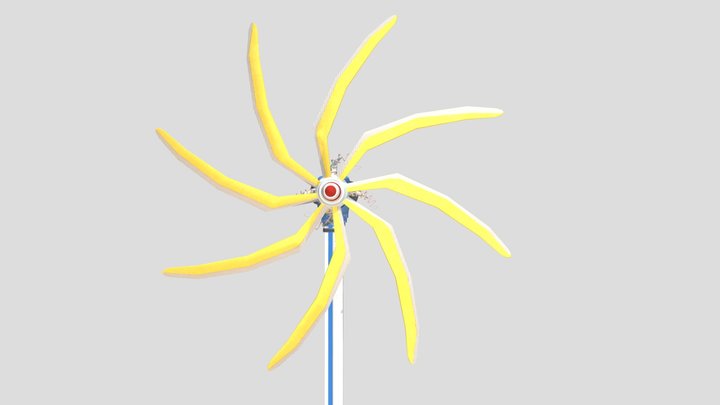 Wind turbine 3D Model