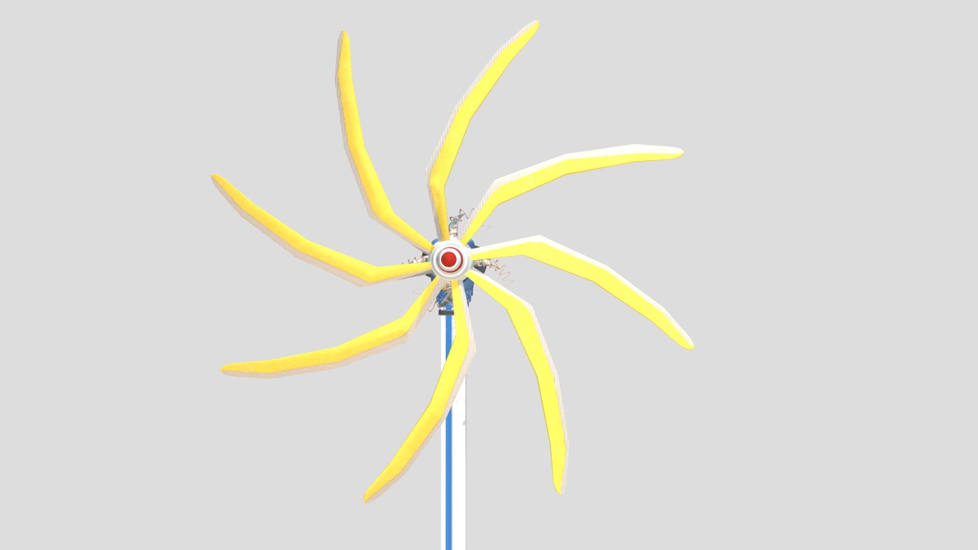 Wind turbine - 3D model by Mauro3DesignersAFRO [92521e1] - Sketchfab