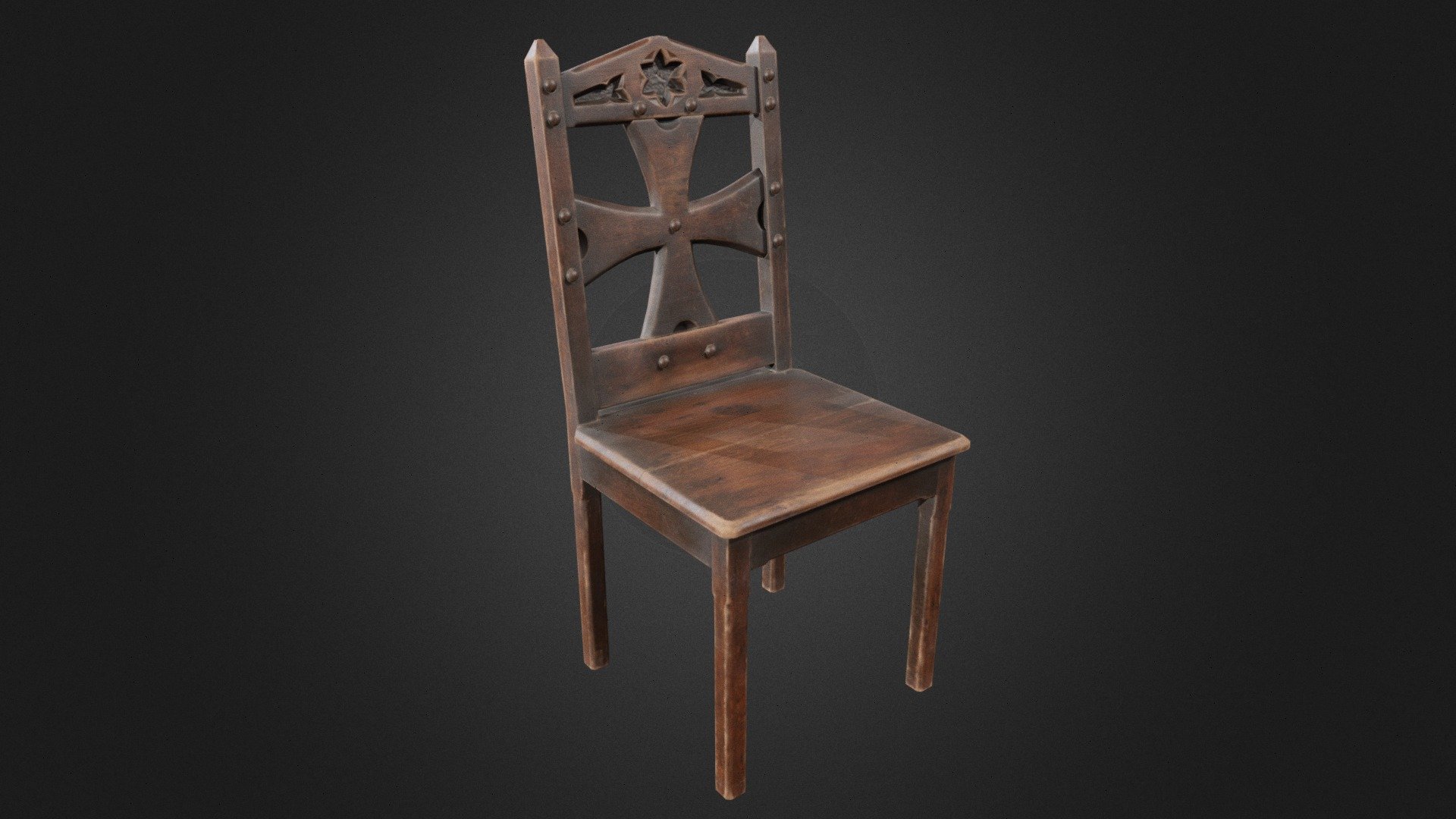 Gothic Chair - Buy Royalty Free 3D model by Moonglade (@Moonglade_inc ...