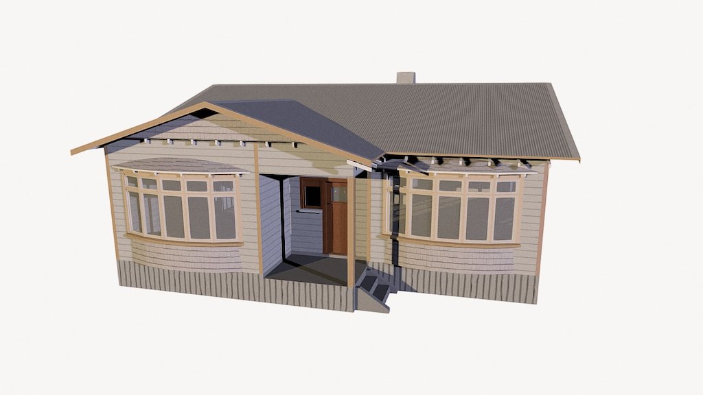 California bungalow, exterior