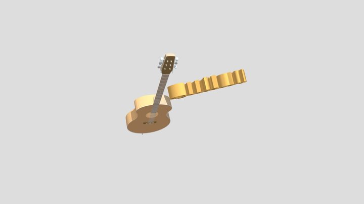 Guitar 3D Model