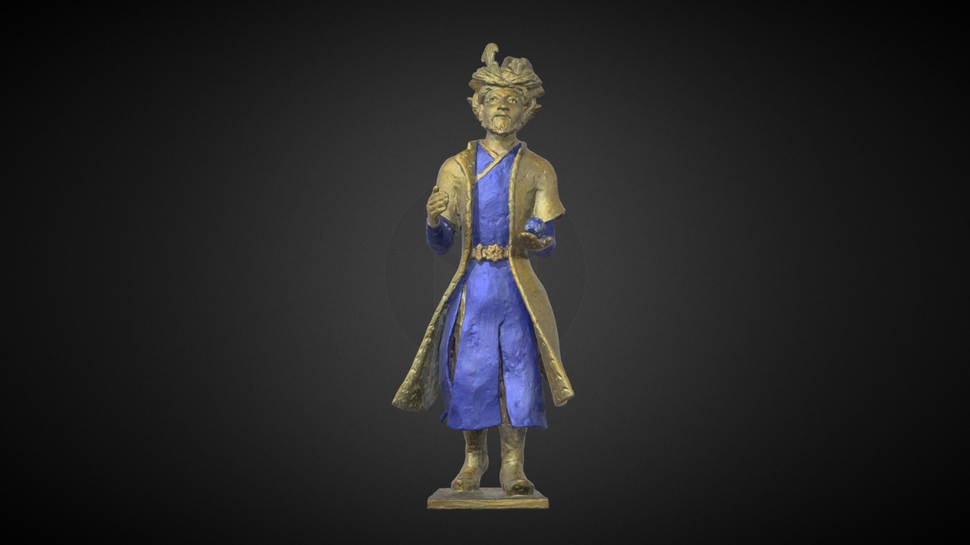 Humayun's Sculpture - Purple Outfit - 3D model by aktc.museum [9254f2d ...