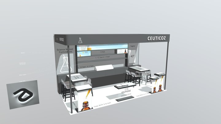 Ceuticoz Dubai Derma 2026 3D Model