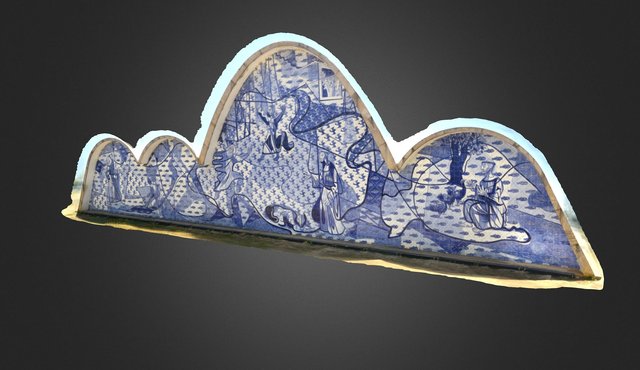Mural de Cândido Portinari (1943). 3D Model