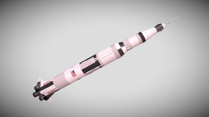 Saturn V 3D Model