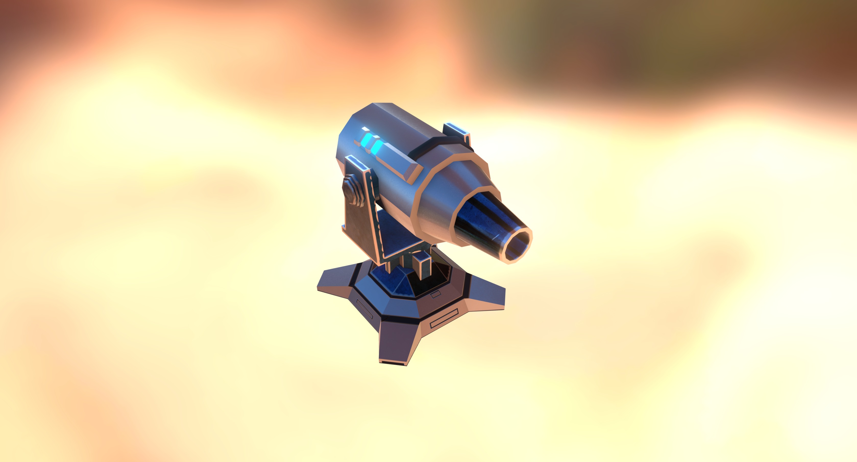 Turret - 3D model by dem01046107 [925716a] - Sketchfab