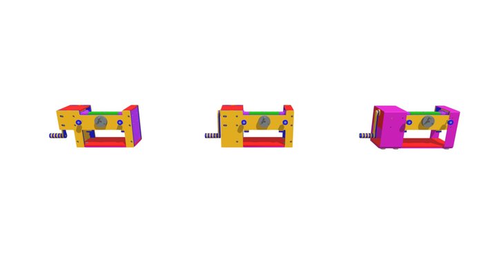 LCM všechny 3 varianty 3D Model