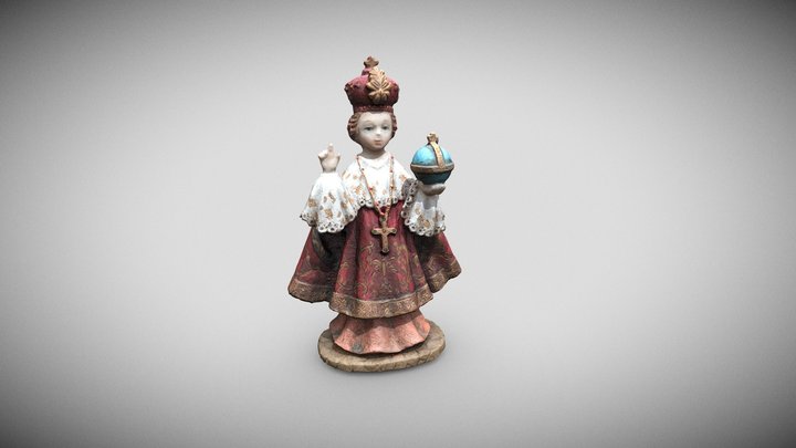 Real Time Ready Child Of Prague Scan 3D Model