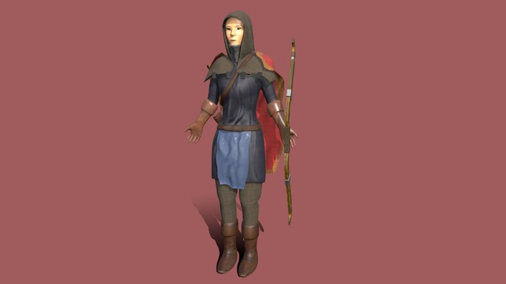 Medieval Character 3D Model