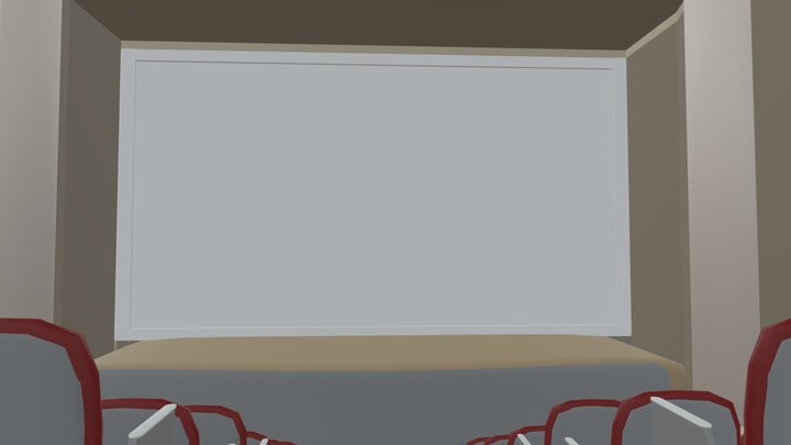 Movie Theater Set 3D Model