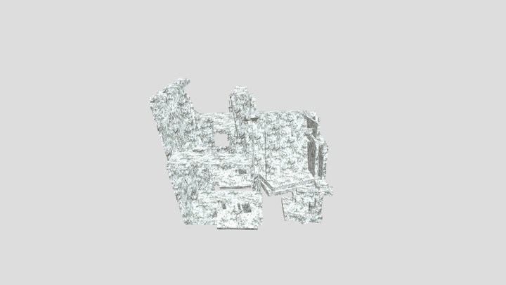 Small Abonded  Building 3D Model