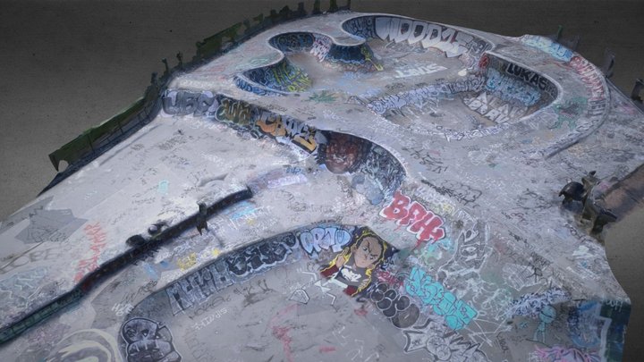 Potrero del Sol Skatepark 3D Model