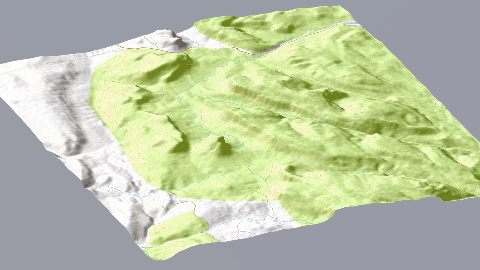 Modelo Digital de Elevação - Chapada Diamantina