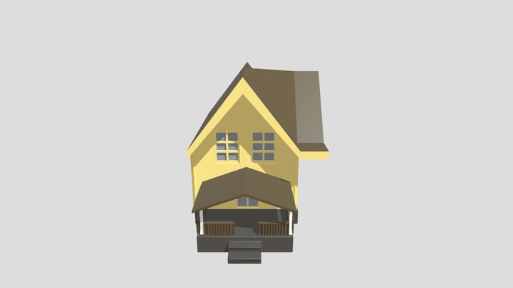 simple house model 3D Model