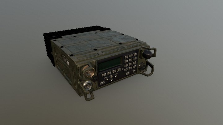 The Leopard Military Radio 3D Model