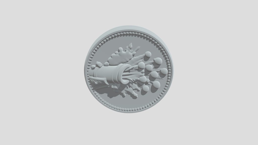 Steampunk Revolver Coin