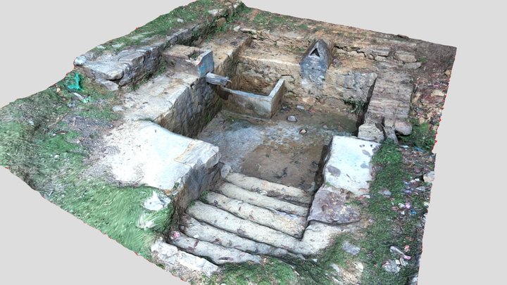 Stone Spout Of Matatirtha | सोमतिचा Kathmandu 3D Model