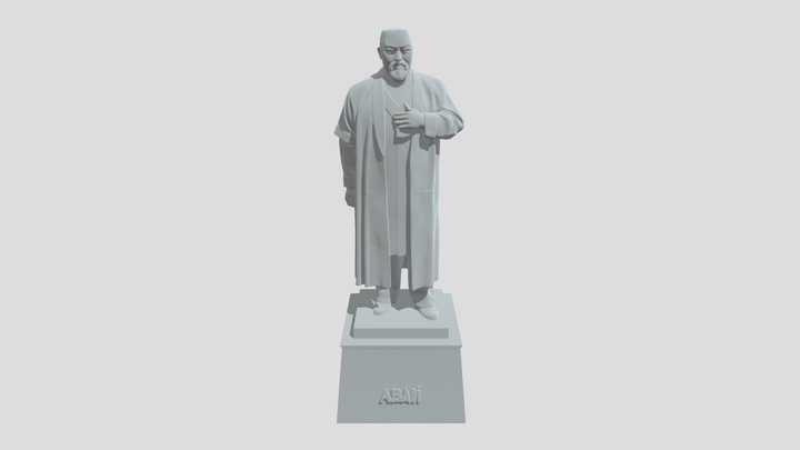 Абай 3D Model