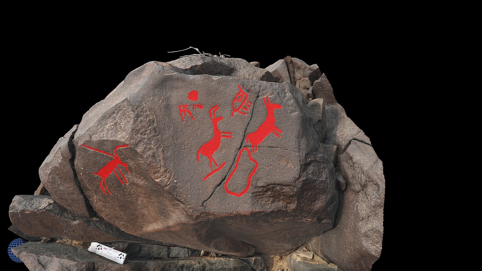 Petroglyph N9 Khatm Al Melaha, Kalba, Sharjah