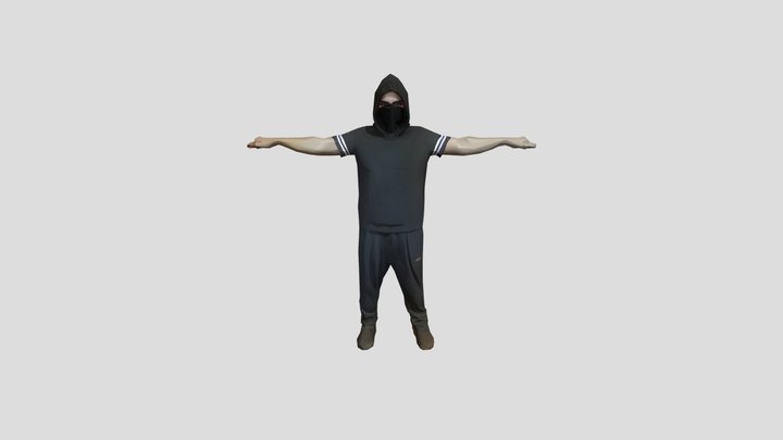 hacker man from watch dogs (static pose) – Kostenloses 3D-Modell STL