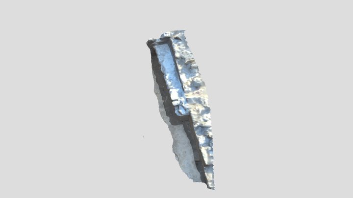 Obj Muro Enfoscado 3D Model