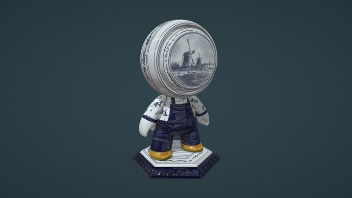 Delfts Blauw  (Meet MAT 2) 3D Model