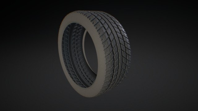 Tire tread 3D Model