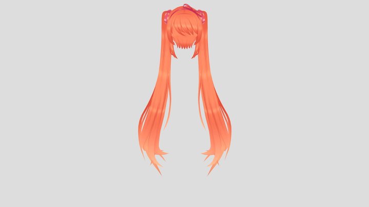 Yandere Simulator new Osana Hairstyle 3D Model