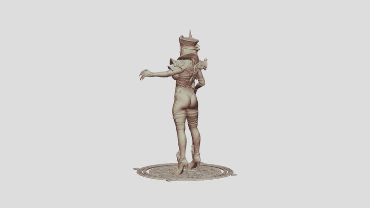 Sorceress of the Arcane Circle 3D Model