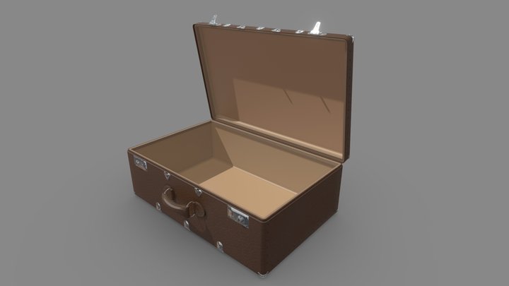 Old Suitcase 3D Model