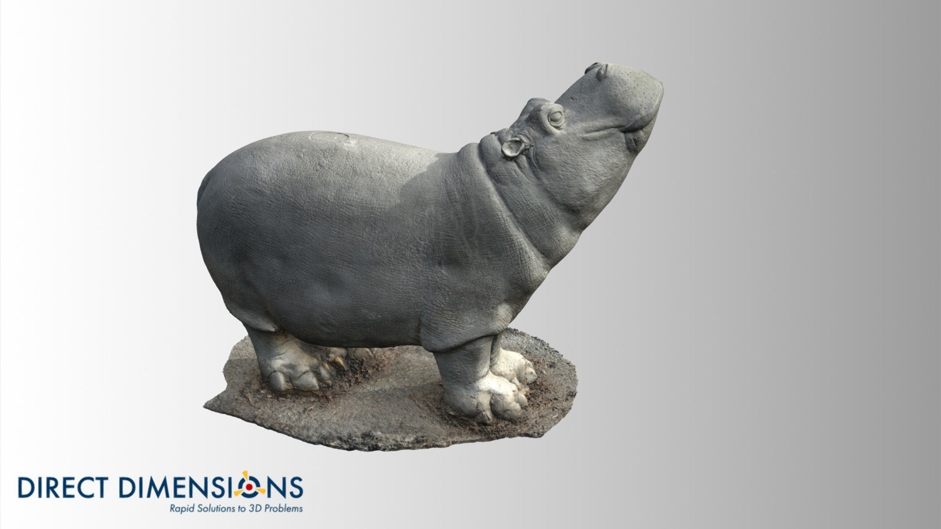 Hippo Photogrammetry C2 Mama — Sketchfab embed 3D viewer