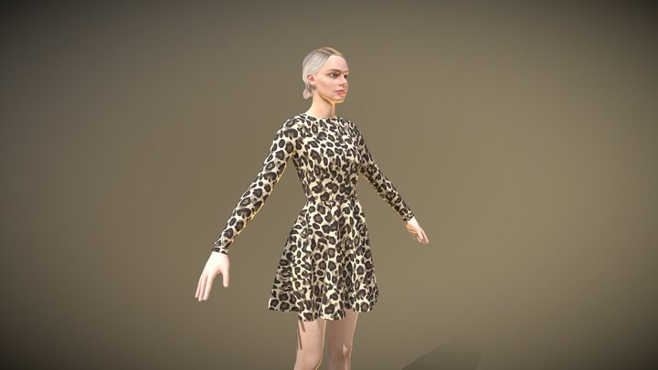 116 Final Marvelous Designer Dress 3D Model