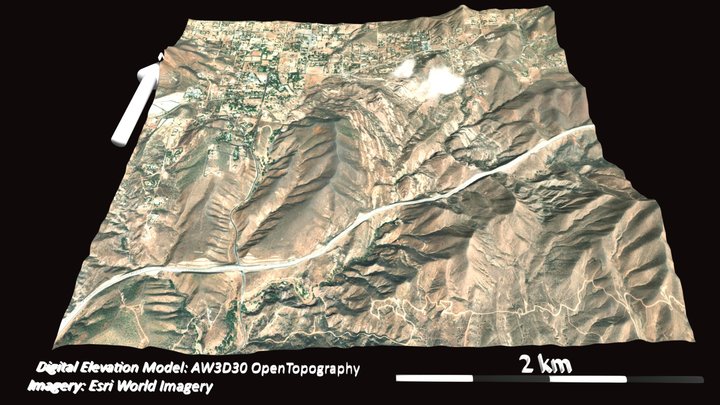 Vasquez Rocks Natural Park (California, USA) 3D Model