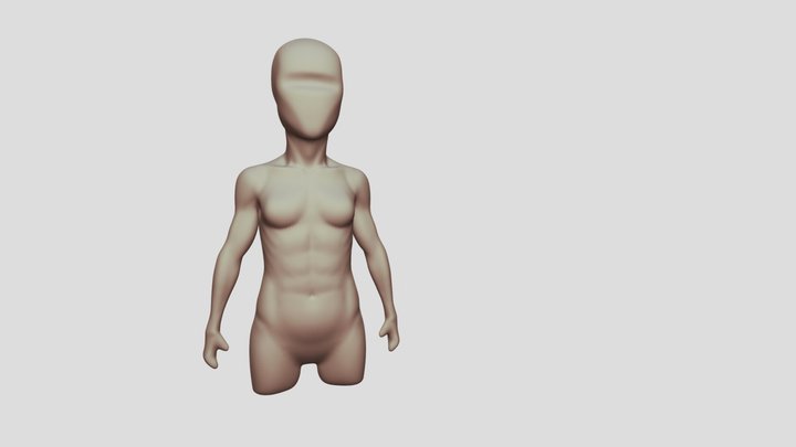 Torso Study 36 3D Model