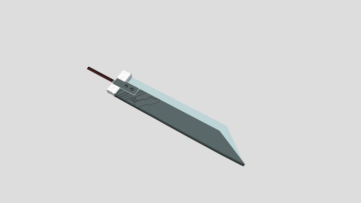 Buster Sword - final fantasy 3D Model