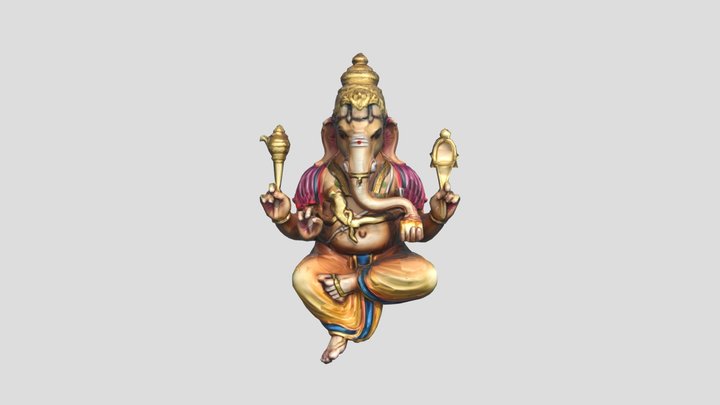 Ganesha Statue 3D Model